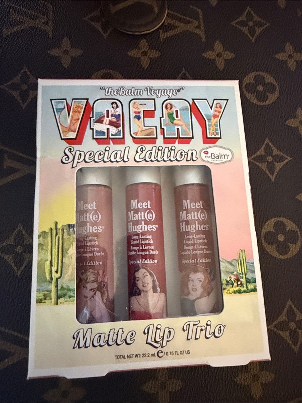 THEBALM COSMETICS theBalm Voyage Vacay Matte Lip Trio NEW